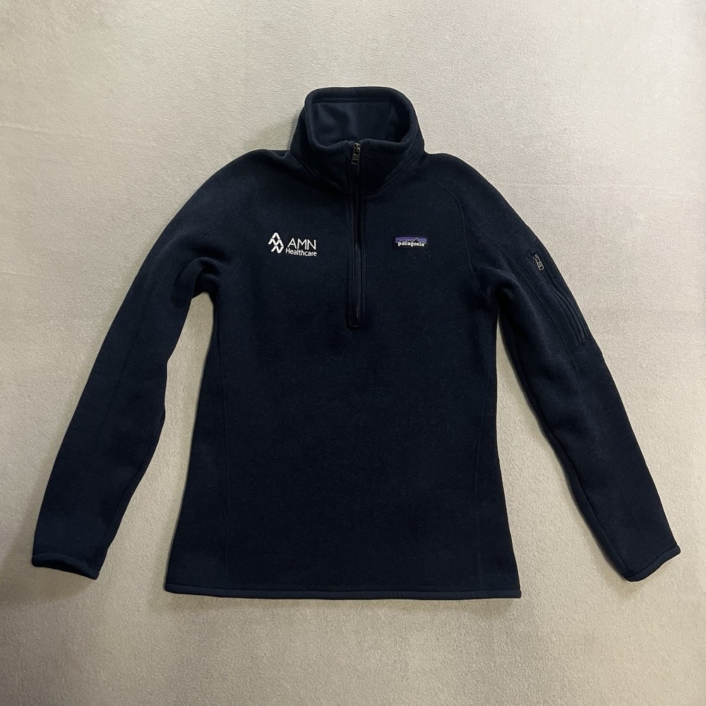 Patagonia Better Sweater 1/4 Zip Fleece Women's Size XS Pullover Blue 25618FA19